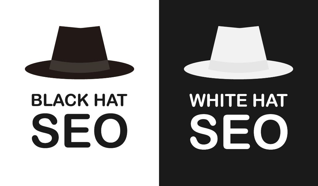 white and black hat seo