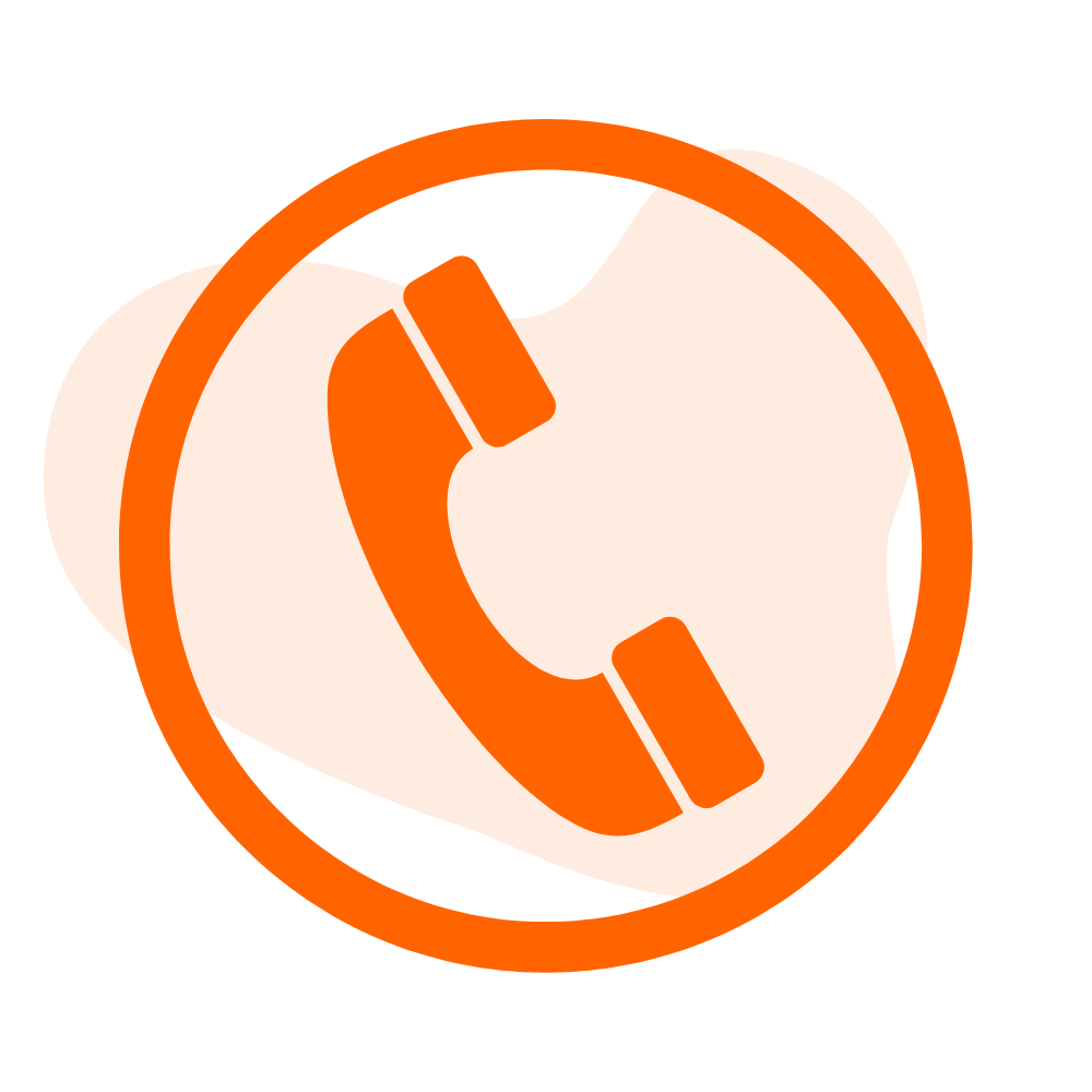 orange phone icon