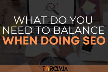 what do you need to balance when doing seo banner